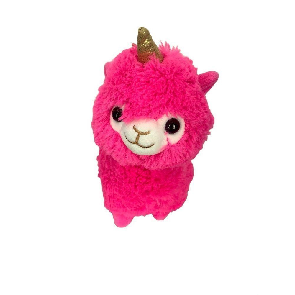 Peek a boo toys‎ Hot Pink Unicorn Llama Stuffed Plush Animal Toy